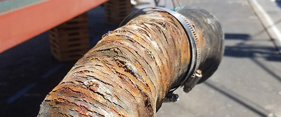 Corroded Hose